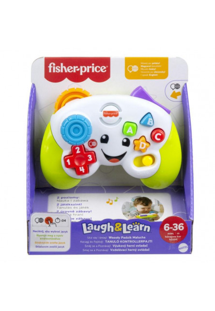 Fisher Price veselý herný ovladač  CZ/SK/ENG/HU/PL