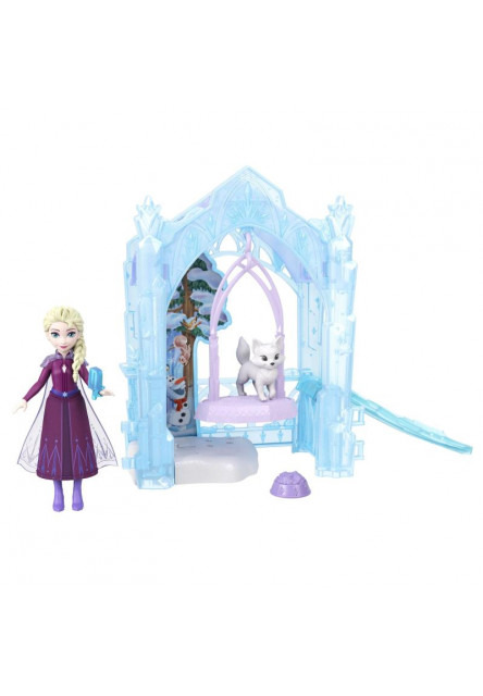 FROZEN MALÁ BÁBIKA ELSA A JEJ ĽADOVÁ SKRÝŠ HERNÝ SET