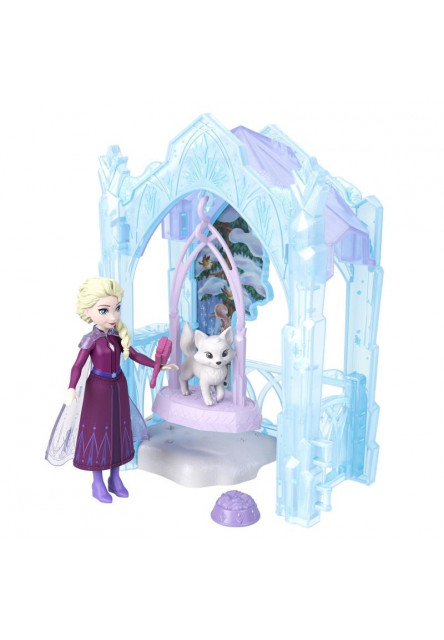 FROZEN MALÁ BÁBIKA ELSA A JEJ ĽADOVÁ SKRÝŠ HERNÝ SET