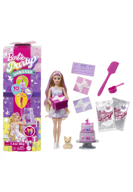 Barbie party REVEAL Barbie - FIALOVÁ