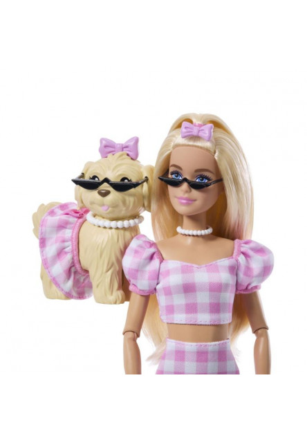 Barbie bábika štýl pre dvoch - mašľa 