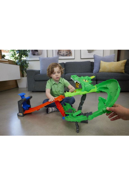 Hot Wheels Monster trucks dráha dračia skaza SKAZA