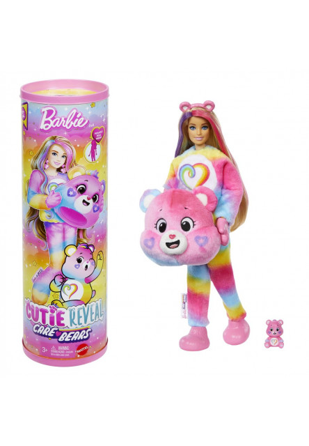 Barbie CUTIE REVEAL Barbie a starostliví medvedíkovia séria 2 - RUŽOVÁ