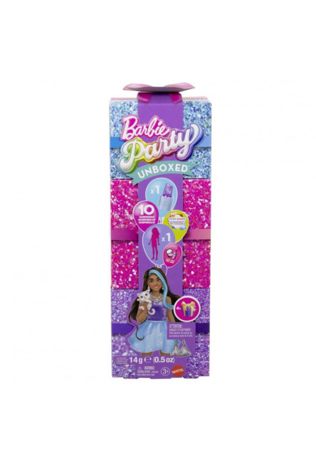 Barbie PARTY REVEAL Barbie Glam party - FIALOVÁ