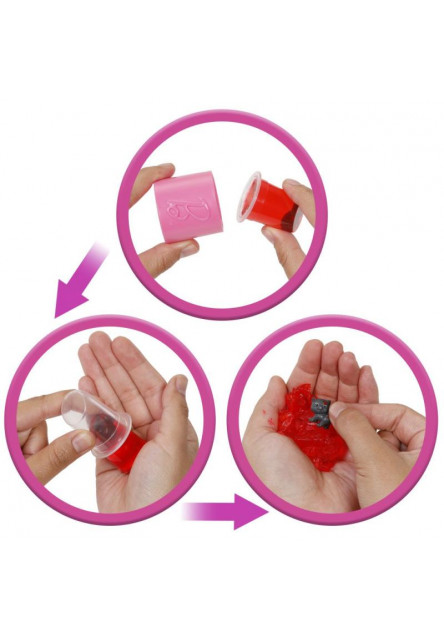 Barbie PARTY REVEAL Barbie Glam party - ČERVENÁ