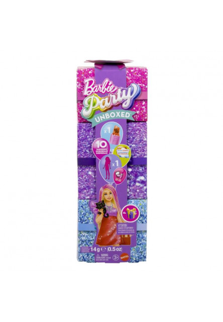 Barbie PARTY REVEAL Barbie Glam party - ČERVENÁ