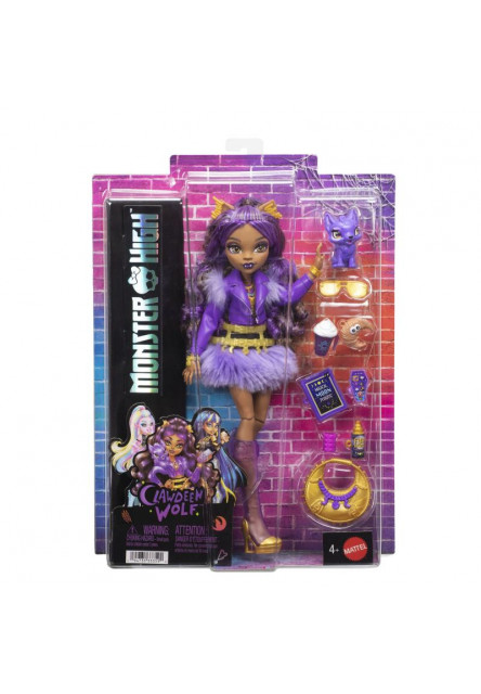 Monster High BÁBIKA MONSTERKA - CLAWDEEN