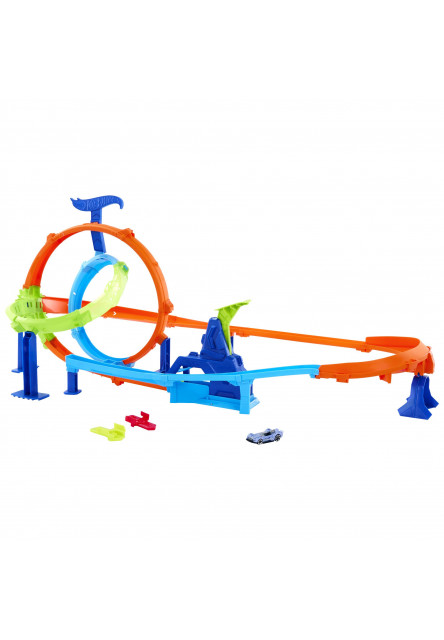 Hot Wheels STUNT TRACKS RAPID LAUNCH CYCLONE