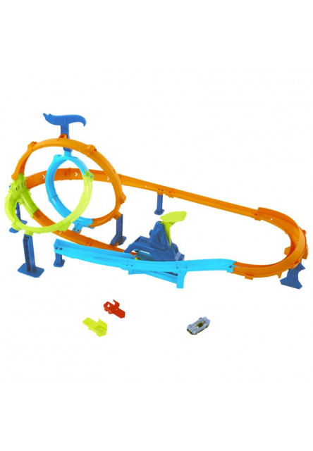 Hot Wheels STUNT TRACKS RAPID LAUNCH CYCLONE