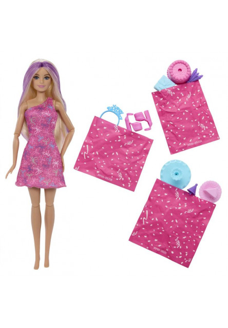 Barbie PARTY REVEAL Barbie so šmykľavkou herný set