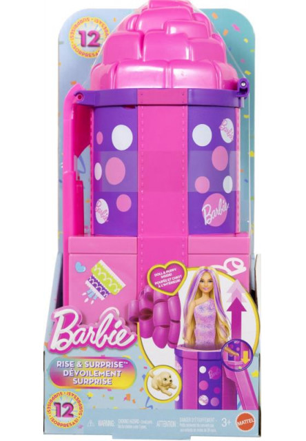Barbie PARTY REVEAL Barbie so šmykľavkou herný set