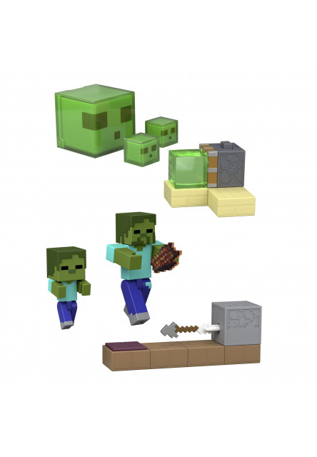 Minecraft 8CM AKČNÁ FIGÚRKA S HERNÝMI DOPLNKAMI ASST