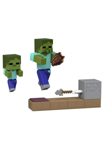 Minecraft 8CM AKČNÁ FIGÚRKA S HERNÝMI DOPLNKAMI ASST