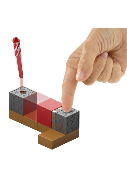 Minecraft 8CM FIGÚRKA S HERNOU AKCIOU - FIREWORK LAUNCHER
