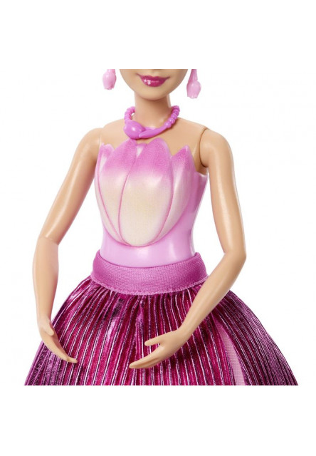 Barbie PETAL POP kvetinové prekvapenie - ružový tulipán