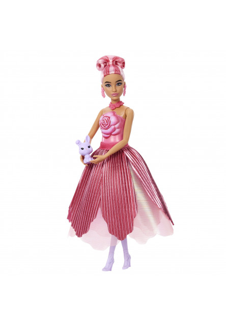 Barbie PETAL POP kvetinové prekvapenie - červená rúža