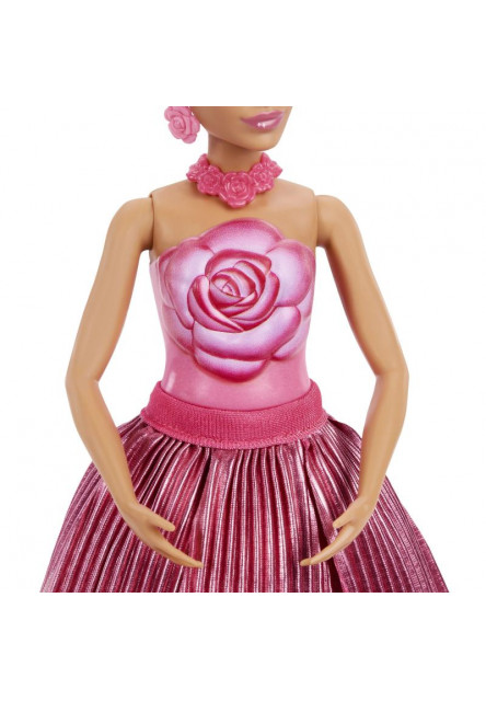 Barbie PETAL POP kvetinové prekvapenie - červená rúža