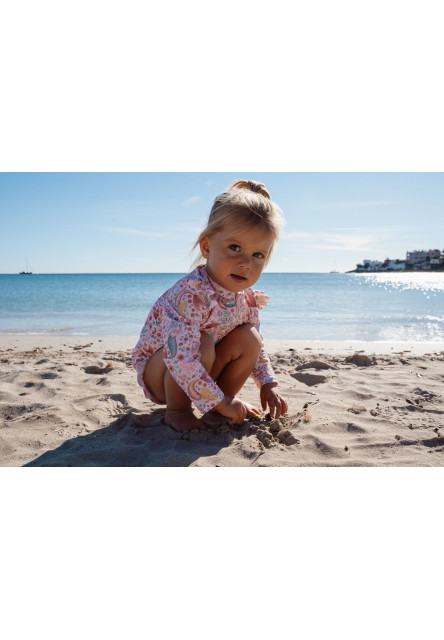 Plavky dlhý rukáv 2-dielne Dreamy Mermaid veľ. 98/104