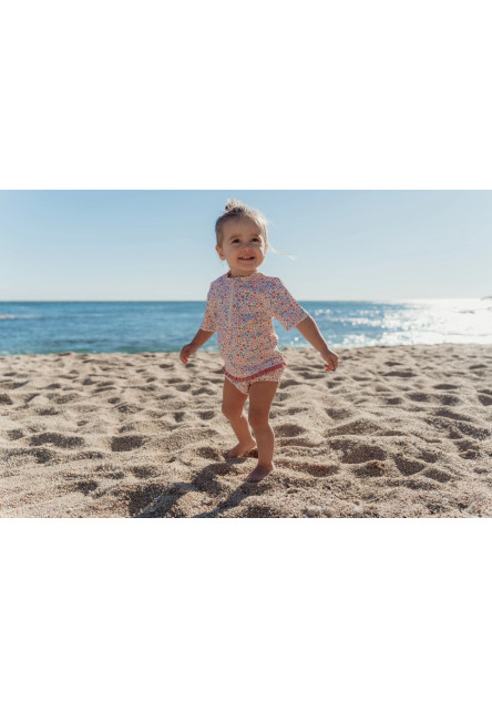 Plavecké tričko krátky rukáv Dreamy Flowerfield veľ. 62/68