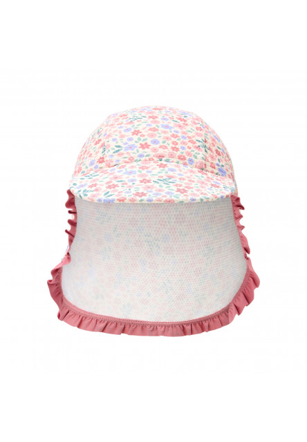 Plážová šiltovka s ochranou krku Dreamy Flowerfield veľ. 3