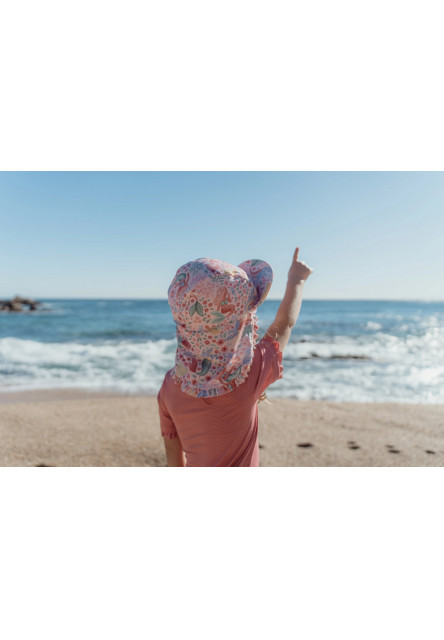 Plážová šiltovka s ochranou krku Dreamy Mermaid veľ. 1