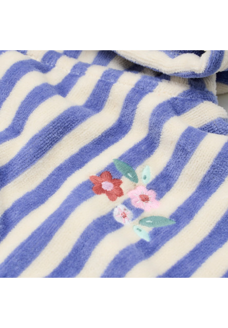 Plážové pončo Dreamy Purple Stripe