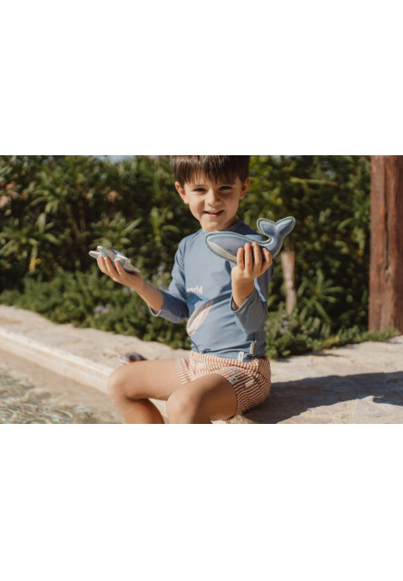 Plavecké tričko dlhý rukáv Ocean Blue veľ. 74/80