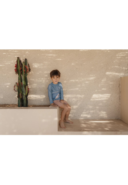 Plavecké tričko dlhý rukáv Ocean Blue veľ. 98/104