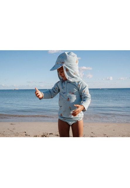 Plavecké tričko dlhý rukáv Ocean Friends veľ. 62/68