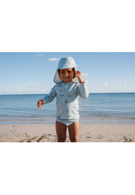 Plavecké tričko dlhý rukáv Ocean Friends veľ. 98/104