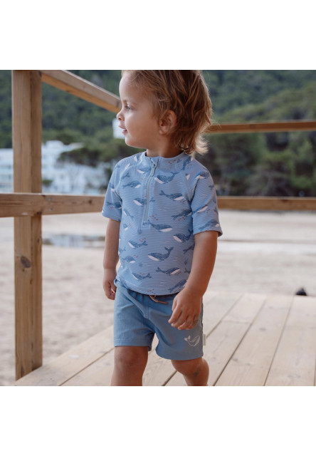 Plavecké tričko krátky rukáv Ocean Splash veľ. 62/68