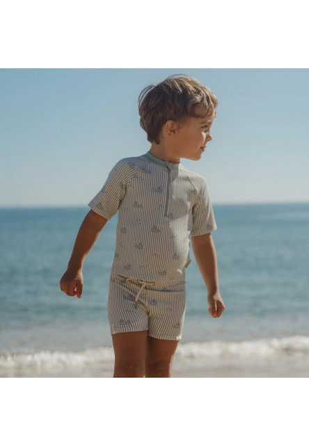 Plavky krátky rukáv 2-dielne Ocean Adventure veľ. 86/92