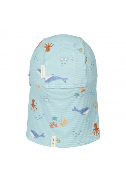 Plážová šiltovka s ochranou krku Ocean Friends veľ. 2