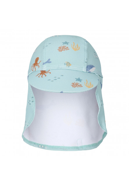 Plážová šiltovka s ochranou krku Ocean Friends veľ. 3