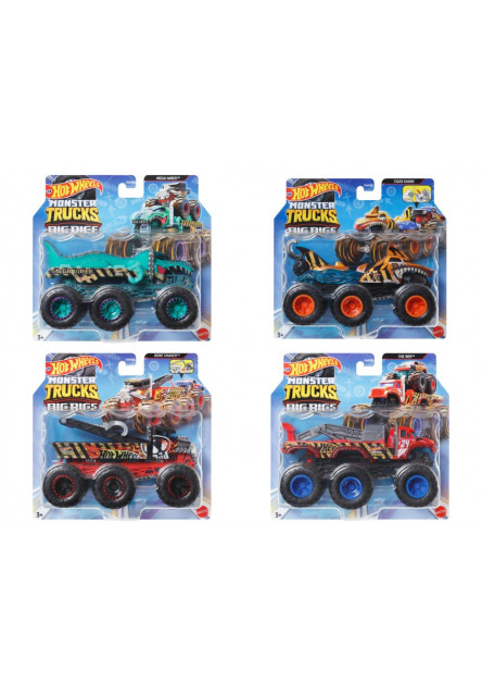 Hot Wheels MONSTER TRUCKS náklaďľačky 1:64 asst