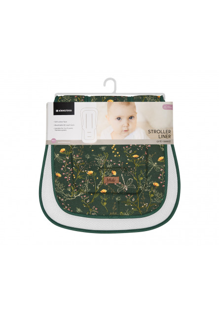 Sedací podložka do kočárku Secret Garden Green