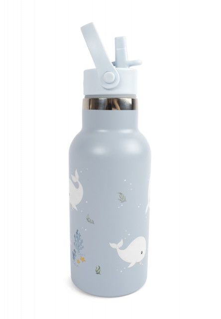 Termofľaša z nerezovej ocele - christian's whale tales