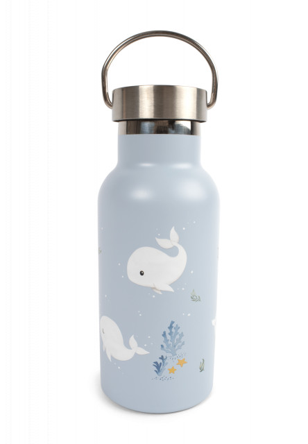Termofľaša z nerezovej ocele - christian's whale tales