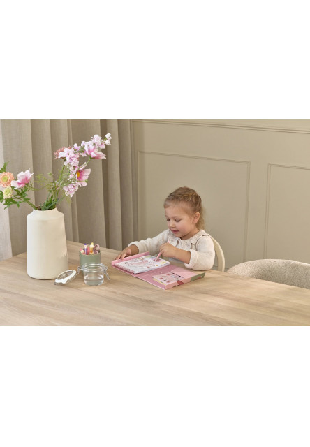 Omalovánky s vodovkami a samolepkami Rosa Fairy Garden