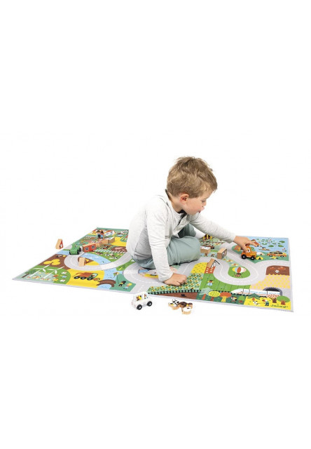 Cross roads Koberec a hracia podložka na zem Na vidieku 120 x 78 cm