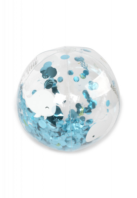 Plážová lopta alfie - christian´s whale tales confetti