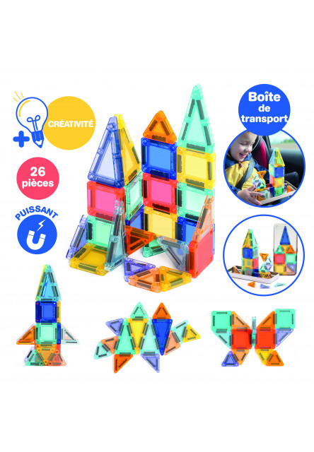 Magnetická stavebnice mini 26 ks