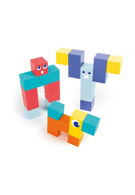 Magnetická stavebnice kostky 28 ks