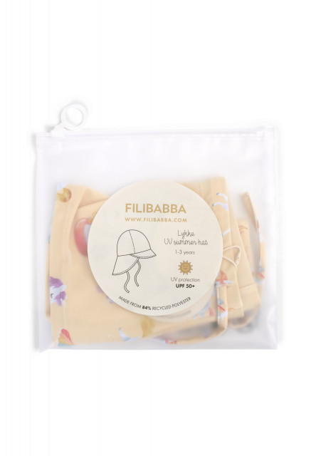 Uv letný klobúčik lykke - unicorn shores - 1-3 roky