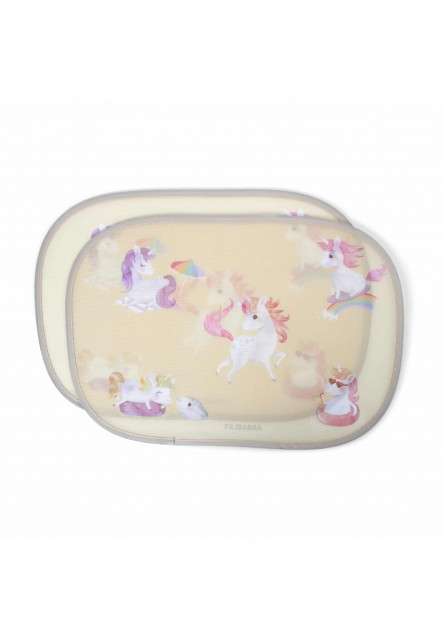 Slnečné clony do auta - unicorn shores - 2ks