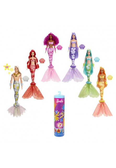 BRB COLOR REVEAL BARBIE DÚHOVÁ MORSKÁ PANNA