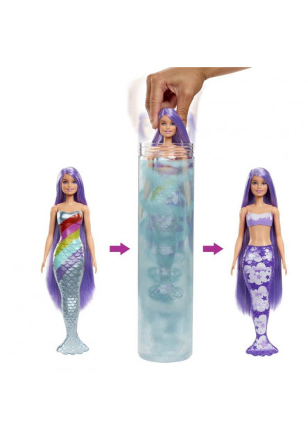 BRB COLOR REVEAL BARBIE DÚHOVÁ MORSKÁ PANNA