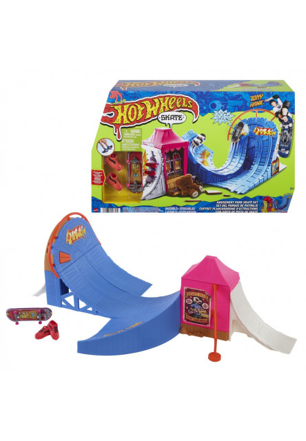 Hot Wheels skates zábavný fingerboard  skatepark 