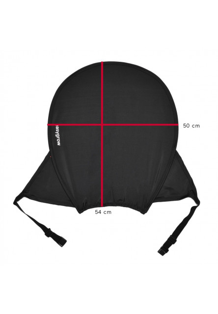 Sluneční stříška univerzální Black