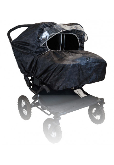 Pláštěnka na kočárek pro dvojčata Camo